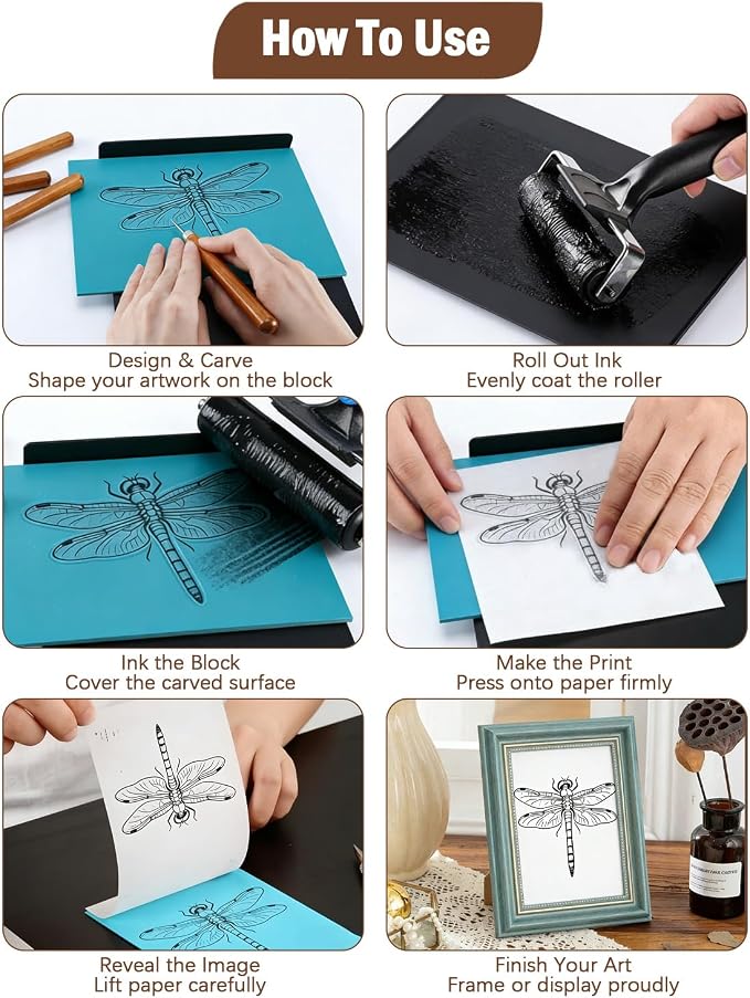 UCEC Linocut Kit for Printmaking - Image 2