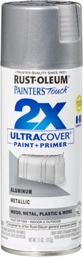 Rust-Oleum Painter's Touch 2X Ultra Cover Spray Paint, Metallic Aluminum | by Rust-Oleum