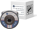 Benchmark Abrasives 4.5" x 7/8" Premium Zirconia T29 Angled Flap Discs 4 1/2 for Angle Grinder, Sanding Discs, Finishing, Rust, Stock Removal- Grinding Wheels 4 1/2 Inch (10 Pack) - 60 Grit