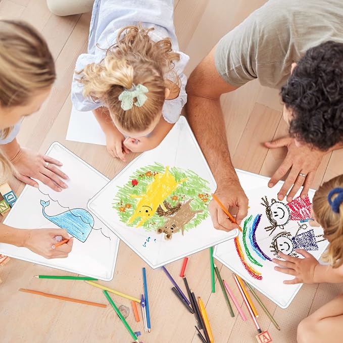 DIY Kites for Kids Kite Making Kit Bulk, Decorating Coloring Kite Party Pack - Image 3