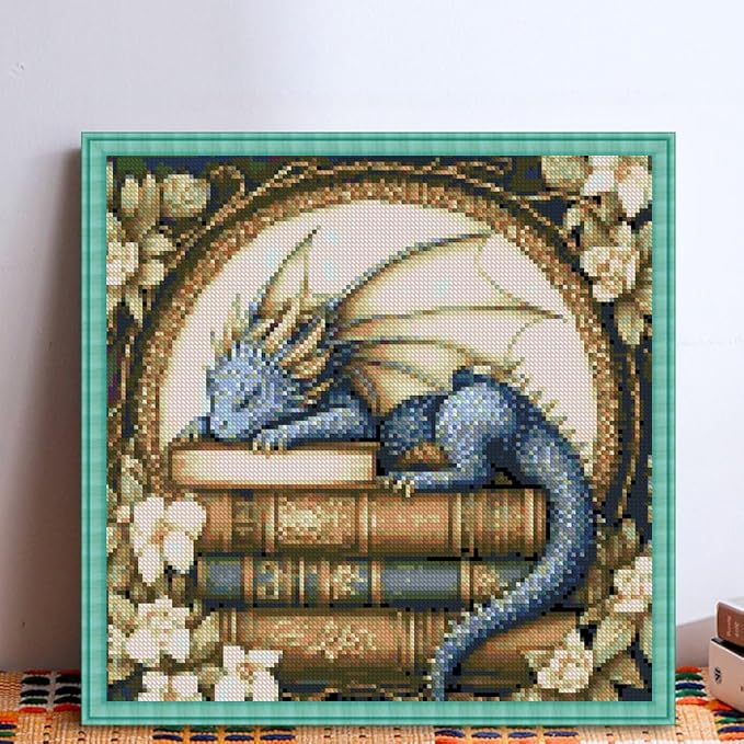 KYOQFVN Dragon Stamped Cross Stitch Kits - Image 4
