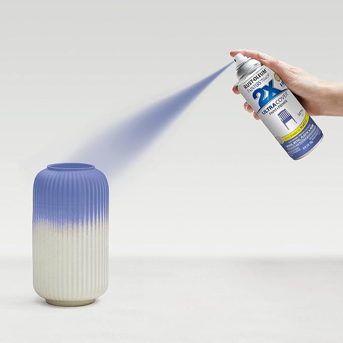 Rust-Oleum 383202 Painter's Touch 2X Ultra Cover Spray Paint, 12 oz, Satin Iris - Image 6