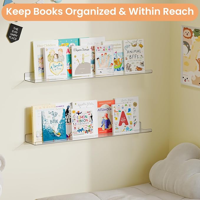 upsimples 35.5" Acrylic Shelves - Image 4