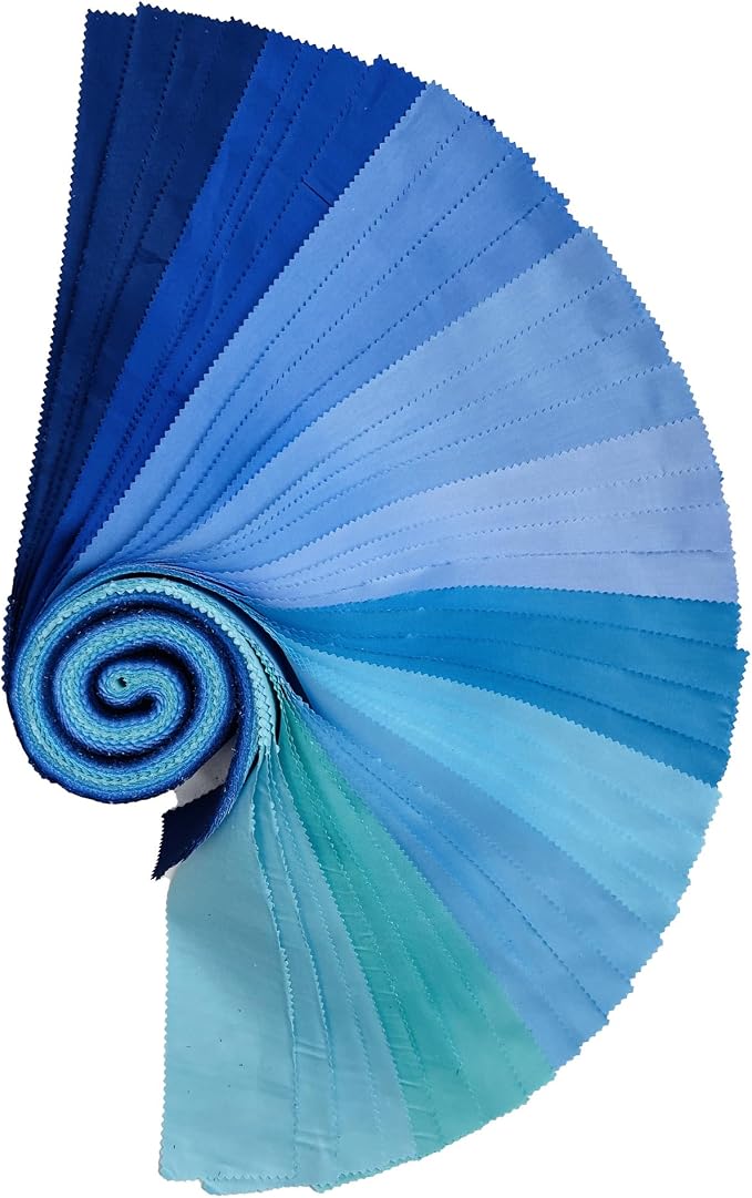 40 Strip Jelly Roll Fabric Strips - Image 2