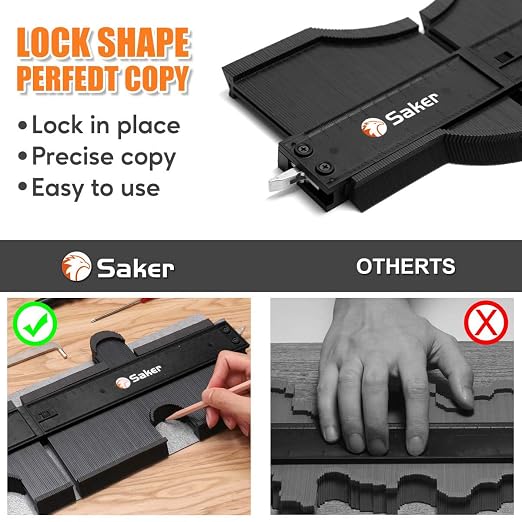 Saker Connection Profile Gauge, Contour Gauge Duplication, Precisely Copy - Image 3