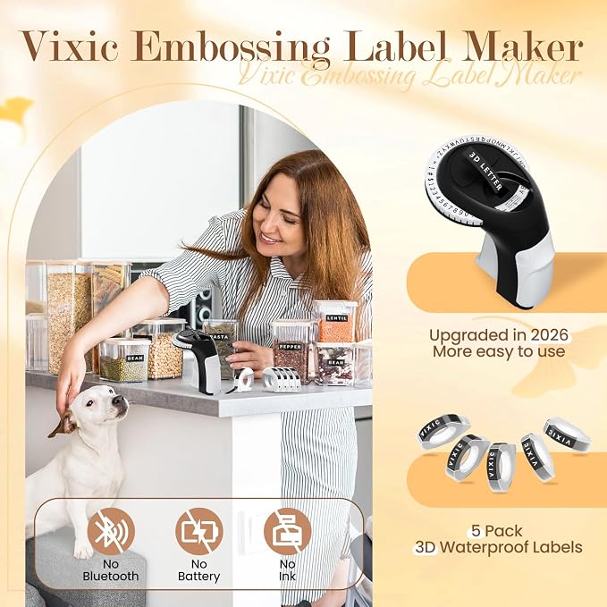 Vixic Embossing Label Maker Machine - Image 7