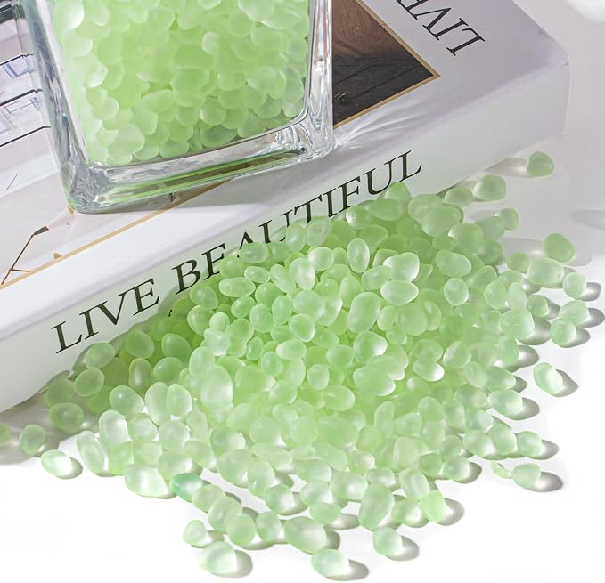 Keedolla 14oz Sea Glass Stones Frosted Glass Pebbles Gemstones - Image 4