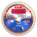 Circular Saw Blades Woodworking TA Series,6-1/2" 60-Tooth 5/8" Arbor,Ultra Finish/General Purpose,Special Anti-Thermal Adhesion Coating on Cutting Edges -TA,High Finish,Long Life,6-1/2" 60T TA