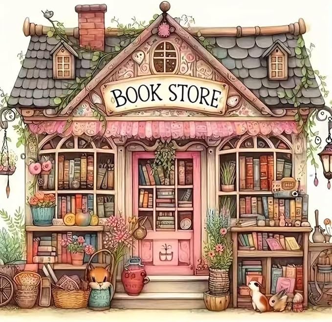 MYBISYMQQ Book Store Cross Stitch Kits by Unknown
