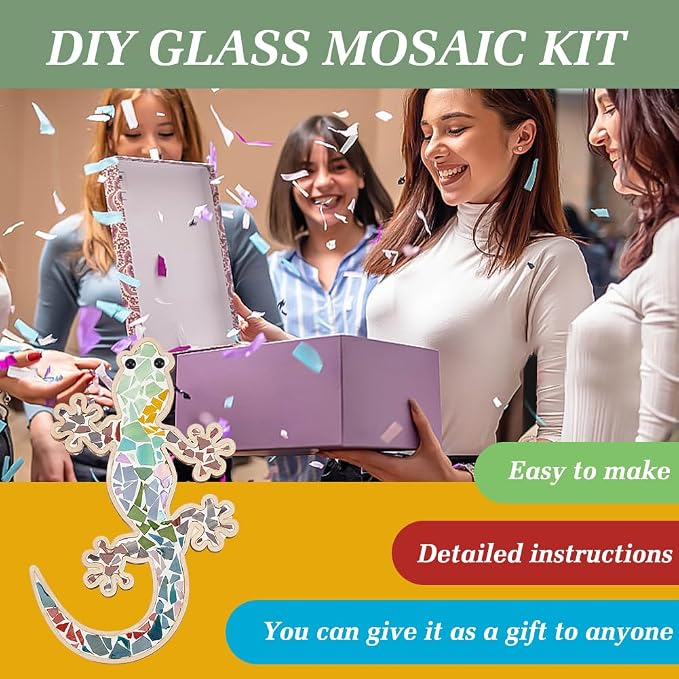 WEBEEDY 2 Set Lizard Mosaic Tiles Kit - Image 4