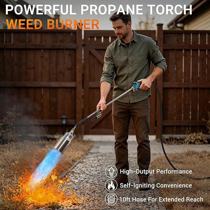 Sondiko Propane Torch Weed Burner, High Output Weed Torch - Image 2