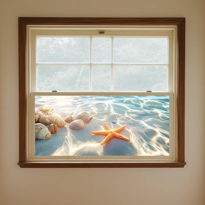 IVN Privacy Window Film 39.3x17.7 Inch Static Cling Decorative Window Film - Image 4