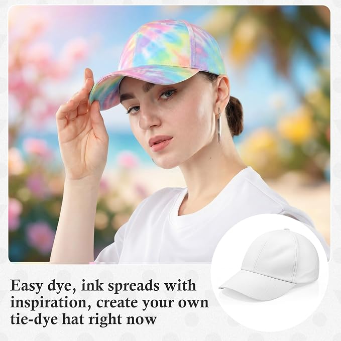 Syhood White Baseball Cap Blank Hat - Image 3
