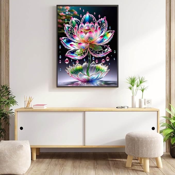 Lotus Diamond Painting Kits for Adults Beginners - Image 4