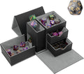Dice Tray & Dice Tower Storage Box, 3 in 1 Dice Holder Case, Leather Magnetic by Stepane