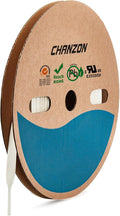 Chanzon 2:1 Ratio - 80Ft Roll - 3/16" (5mm) Heat Shrink Tubing 2:1(25M Total Length) White Polyolefin Sleeving Wrap Shrinking 2 to 1 1pcs
