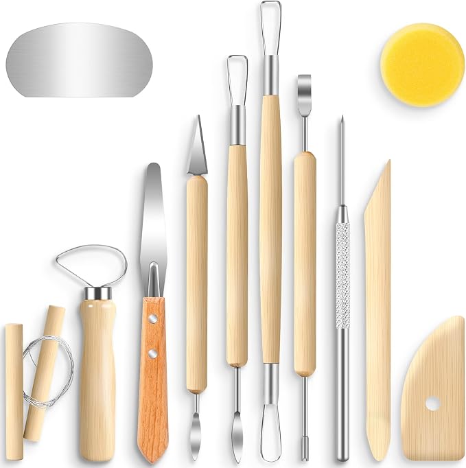 Jetmore 12 Pack Clay Tools Kit, Pottery Tools & Sculpting Tools, Polymer by Jetmore