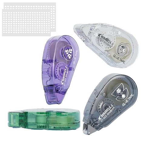 FUNSKY 4 Pack Double Sided Tape Roller by Unknown