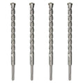 4-Pack SDS Plus 3/4 inch x 8 inch Rotary Hammer Drill Bits, Carbide Tipped for Brick, Stone and Concrete (3/4'' x 8'')