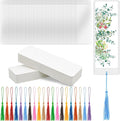 DSYIL 100 PCS Blank Bookmarks, DIY Paper Book Marks Kit by DSYIL