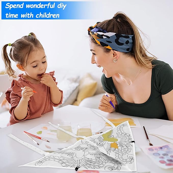 20 PCS DIY Color Filled Kite for Kids Kite Making Kit Bulk, Painting Kites - Image 4