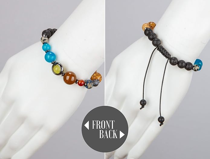 SPUNKYsoul New! His and Hers Couple Circle Distance Universe Bracelets - Image 7
