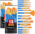 AROIC Acrylic Paint Brush Set, Small Paint Brush Kits by AROIC