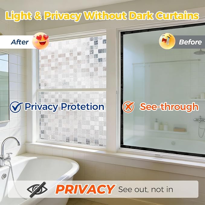 OHTMERU Window Privacy Film Decorative - Image 3