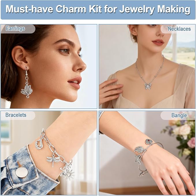 Modacraft 254 Pcs Silver Charms - Image 5
