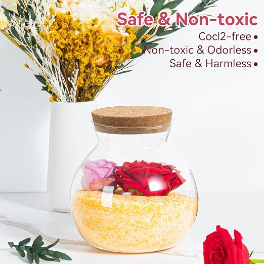 2LBS Silica Gel Flower Drying Crystals, Reusable Flower Preservation Kit - Image 4