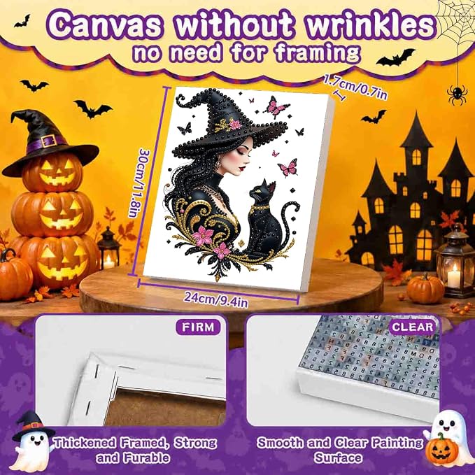 5D Witch Pearl Painting Kits for Adults - Image 2