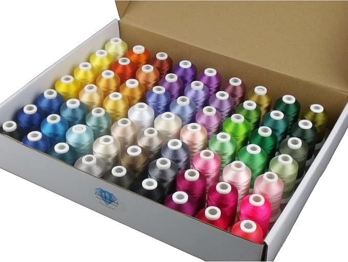 Simthread 63 Colors Polyester Compatible by Simthread