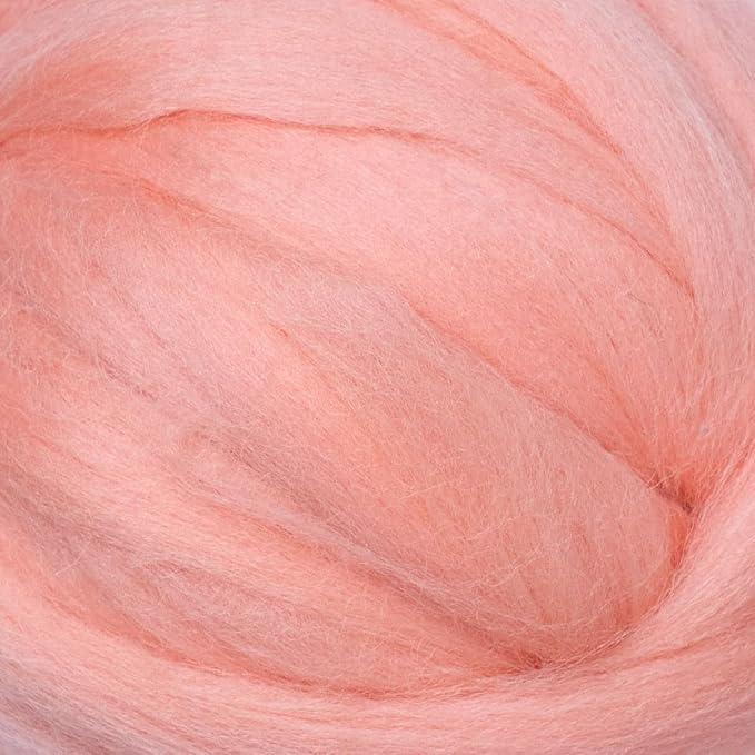 Colored Natural Wool roving, 8 OZ. Best Wool - Image 2