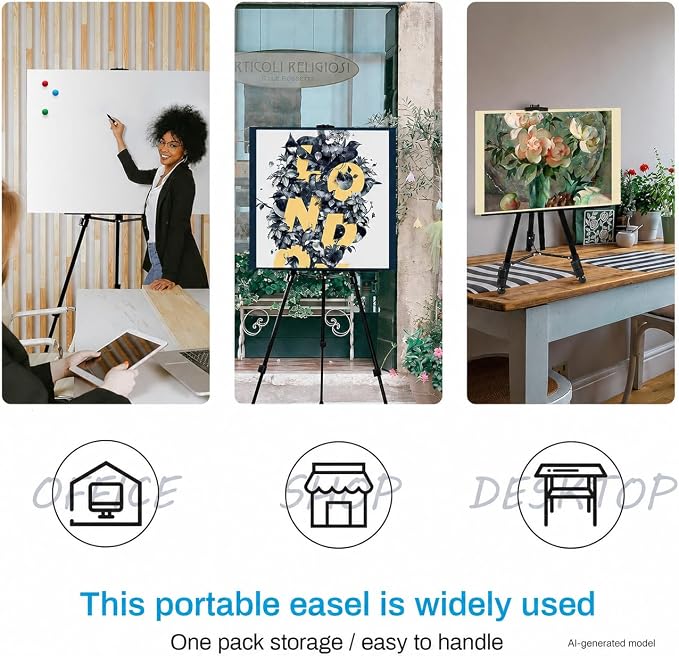 RRFTOK 21-66 Inch Adjustable Art Easel Stand - Image 2