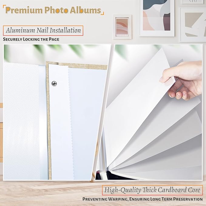 Artfeel Photo Album Self Adhesive Scrapbook, Large Photo Book - Image 4