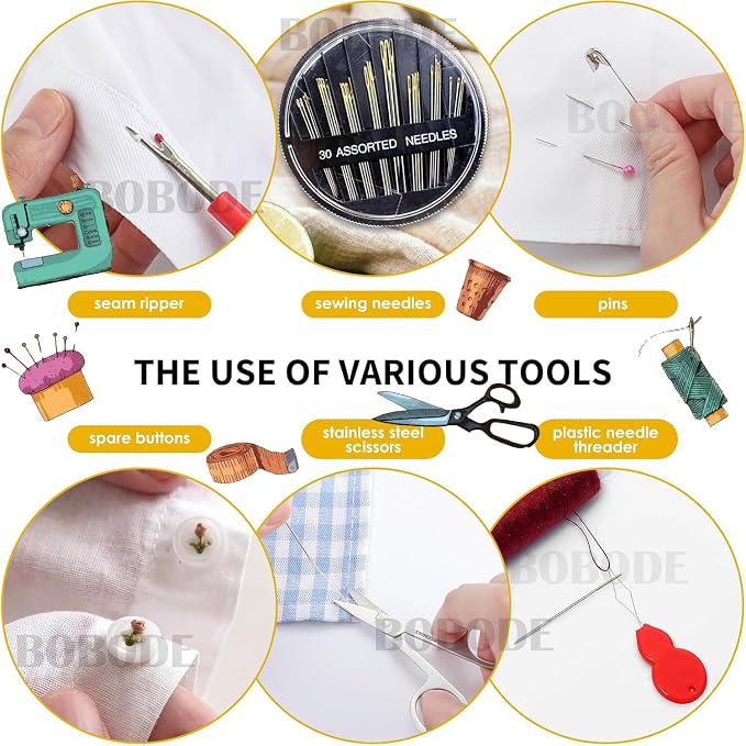 130 PCS Printing Travel Sewing Kit - Image 6