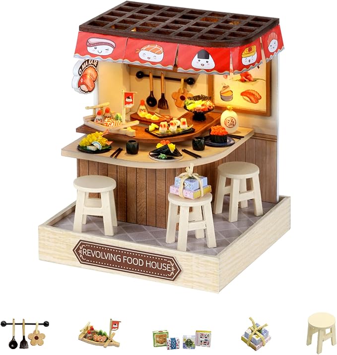Flever Dollhouse Miniature DIY House Kit Creative Room by Flever