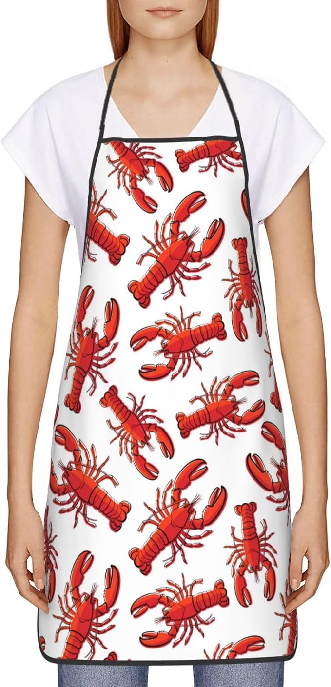 Apron Cooking Chef Work Shop Women Men Baking Decorations Painting Bbq Grilling - Image 3
