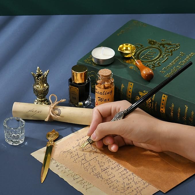 Joyeee Gold Calligraphy Pen Set - Image 3