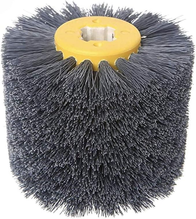 SIGNI Abrasive Nylon Drawing Wheel Drum Burnishing Polishing Brush for wooden furniture floor polishing 120X100mm 600 Grit 1pack