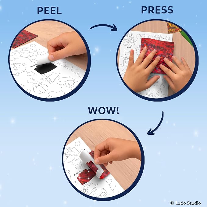 Skillmatics Bluey Foil Fun – Mess-Free DIY Art & Craft Kit - Image 5