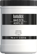Liquitex BASICS Acrylic Paint, 946ml Jar, Titanium White by Liquitex