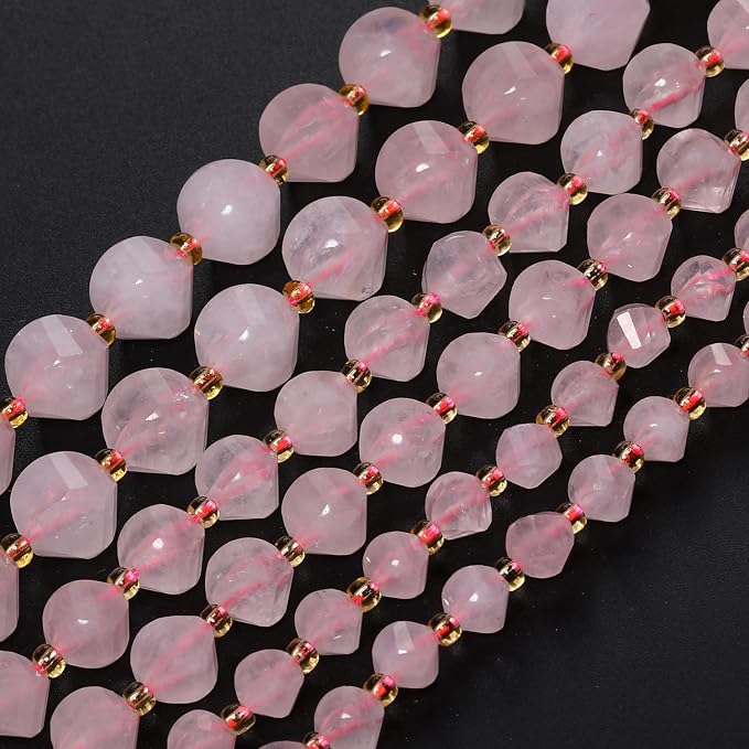 34pcs Natural Quartz Stone Beads - Image 6