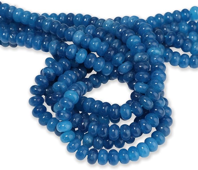 Songxi 5x8mm Natural Kyanite Stone Rondelle Beads, Gemstone - Image 8