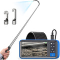 Teslong Telescopic Camera with Light, 4.5" IPS Screen Endoscope Inspection Camera with 5FT Telescoping Pole, IP67 Waterproof Flexible Borescope for Home Ceiling, Wall, Chimney, Automotive & HVAC