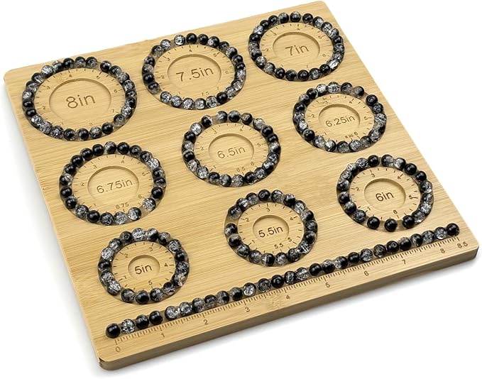 Petoysoso Bead Boards for Jewelry Making, Bamboo Beading Board for Jewelry - Image 3