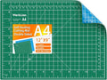 WORKLION Full 9" x 12" Art Self Healing PVC Cutting Mat, Double Sided, Gridded by WORKLION