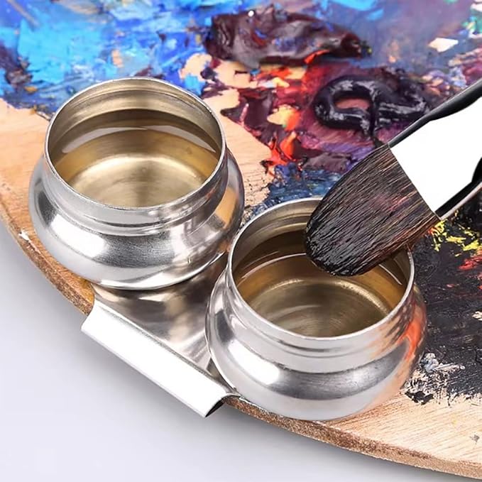 1 Set Stainless Steel Art Oil Pot - Image 5