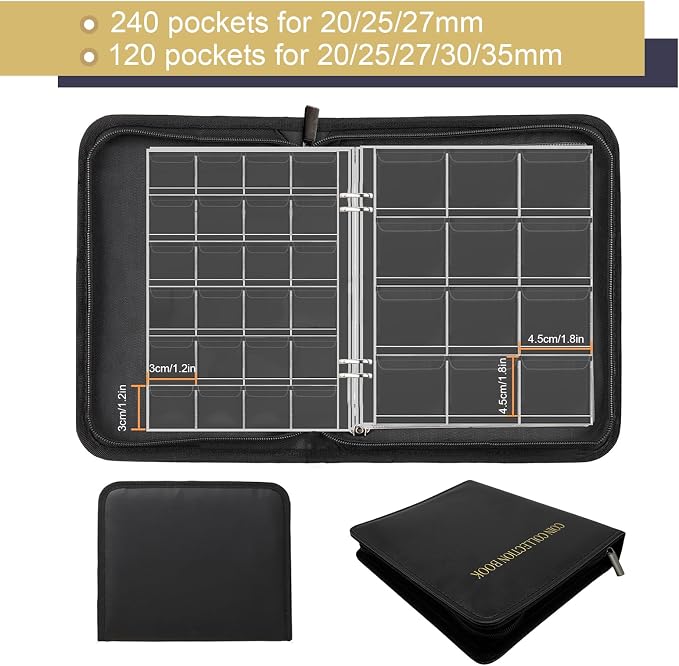 360 Pockets Coin Collection Book Holder - Image 4