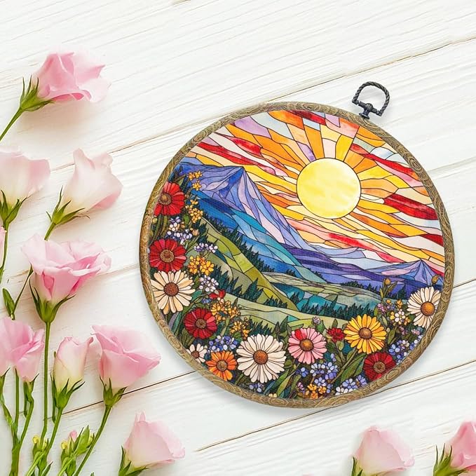 Wildflowers Sunset Flower Floral Garden Decor, Gift - Image 5